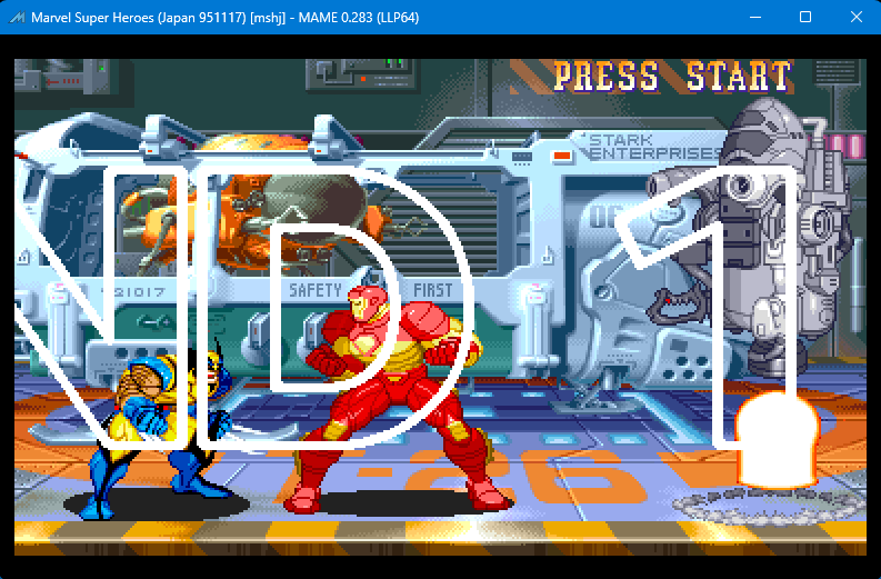 MSH paused in MAME