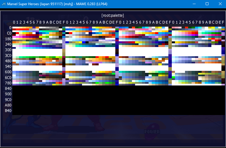 Palette viewer Zoomed out
