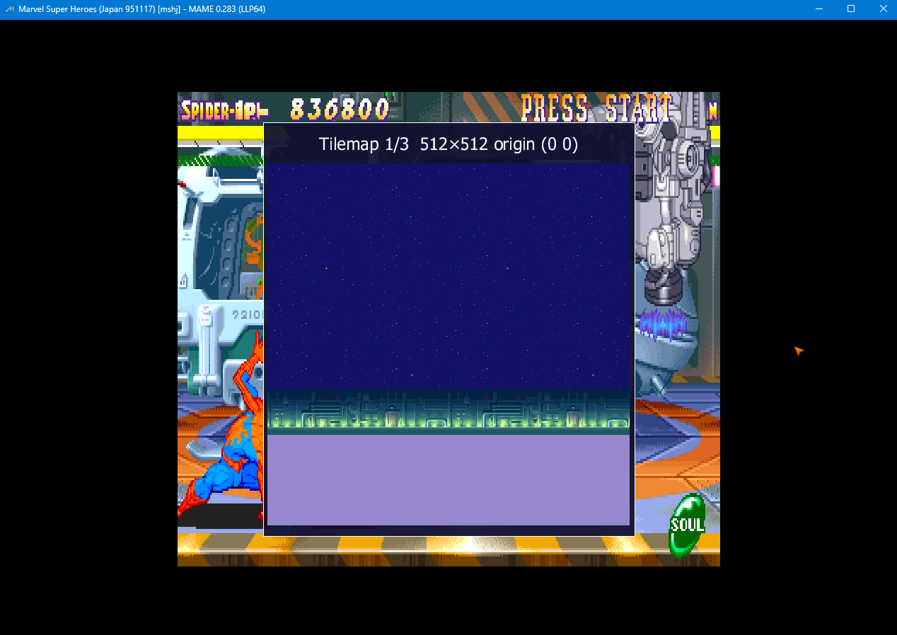 Tilemap 1: 512x512 layer